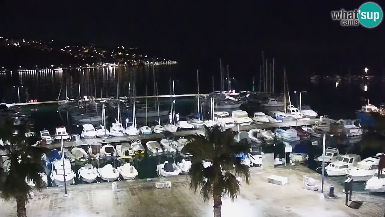 Spletna kamera Koper – Panorama na marino in promenado s Hotela Grand Koper