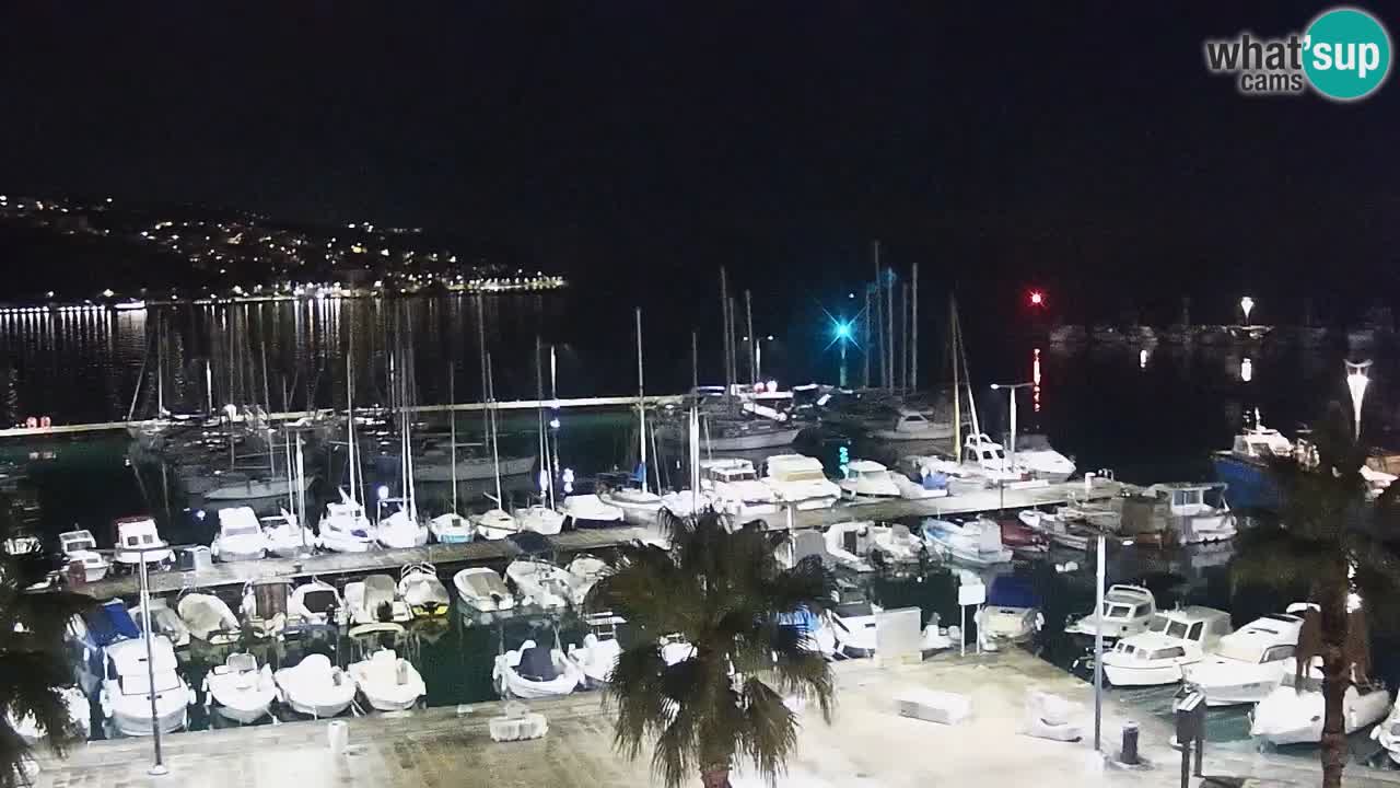 Webcam Capodistria – marina e lungo mare dall’Hotel Grand Koper