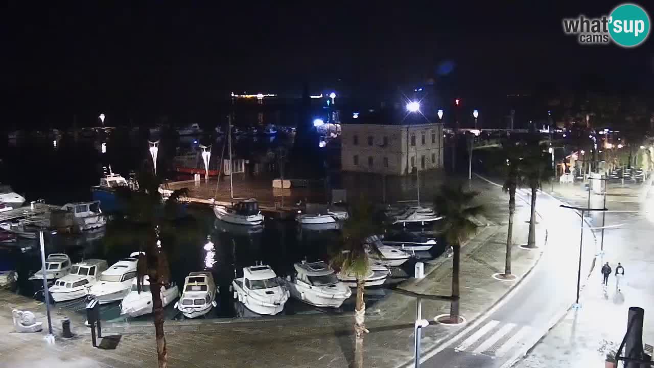 Webcam en direct du port de Koper – port de croisière et de fret – Slovénie
