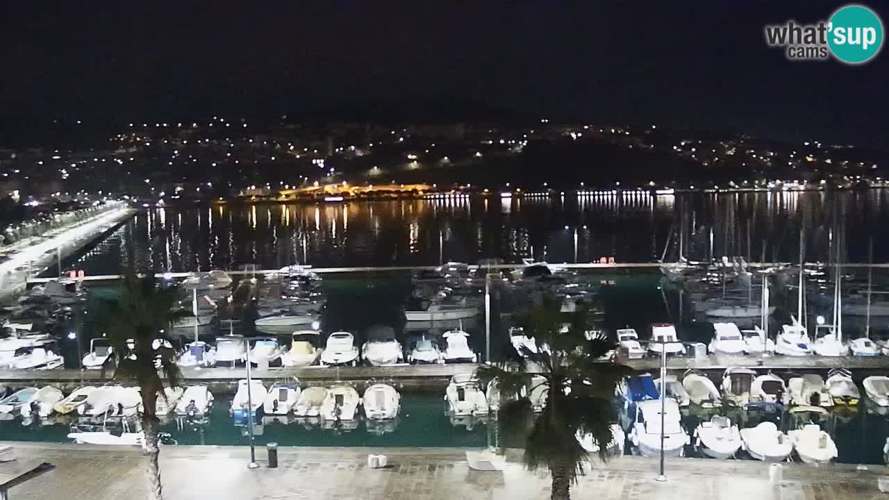 Webcam Capodistria – marina e lungo mare dall’Hotel Grand Koper