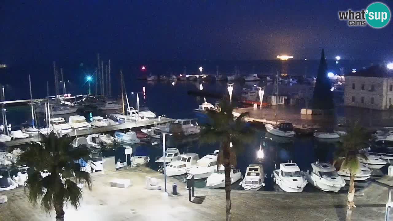 Web kamera Koper – marina i promenada – hotel Grand Koper