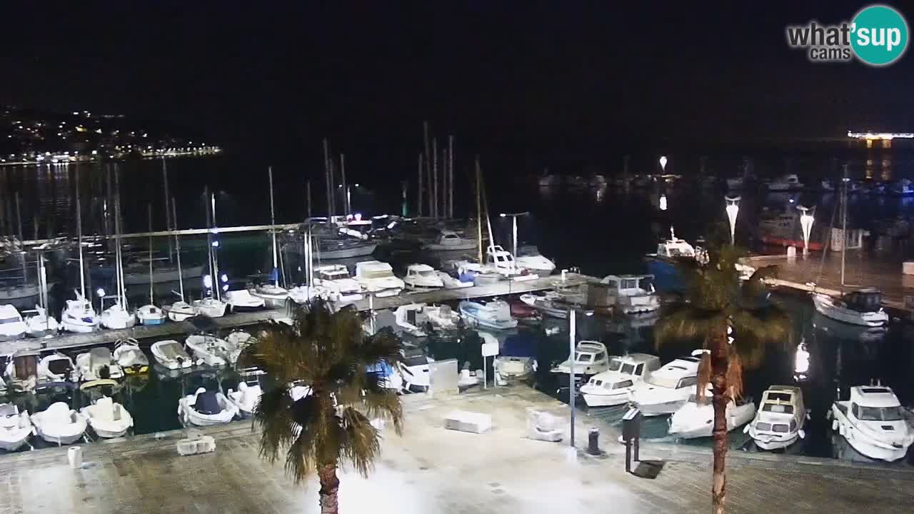 Webcam Capodistria – marina e lungo mare dall’Hotel Grand Koper