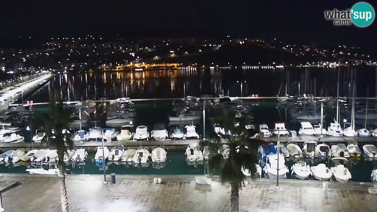 Web kamera Koper – marina i promenada – hotel Grand Koper