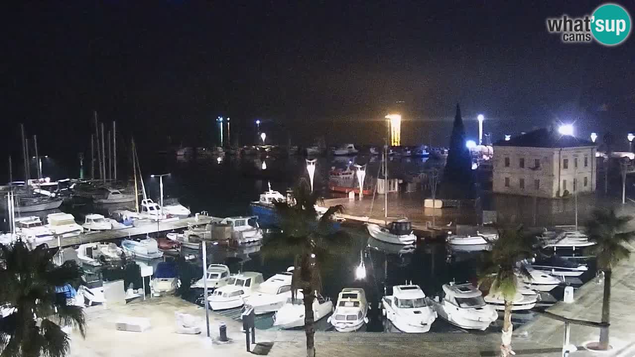 Webcam Capodistria – marina e lungo mare dall’Hotel Grand Koper