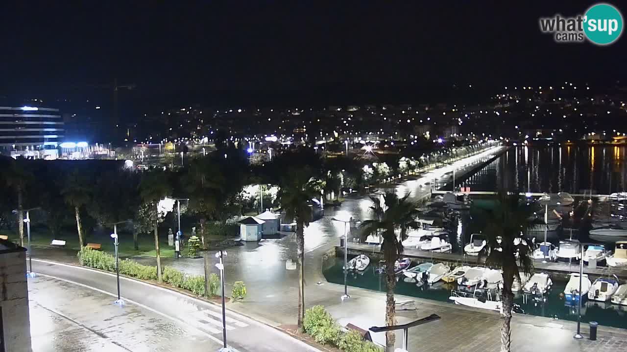 Webcam Capodistria – marina e lungo mare dall’Hotel Grand Koper