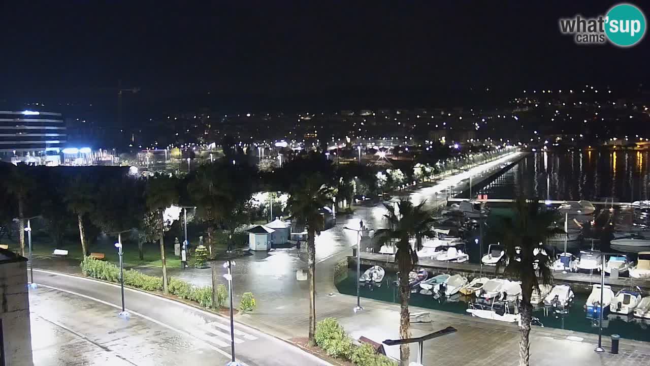 Webcam Capodistria – marina e lungo mare dall’Hotel Grand Koper