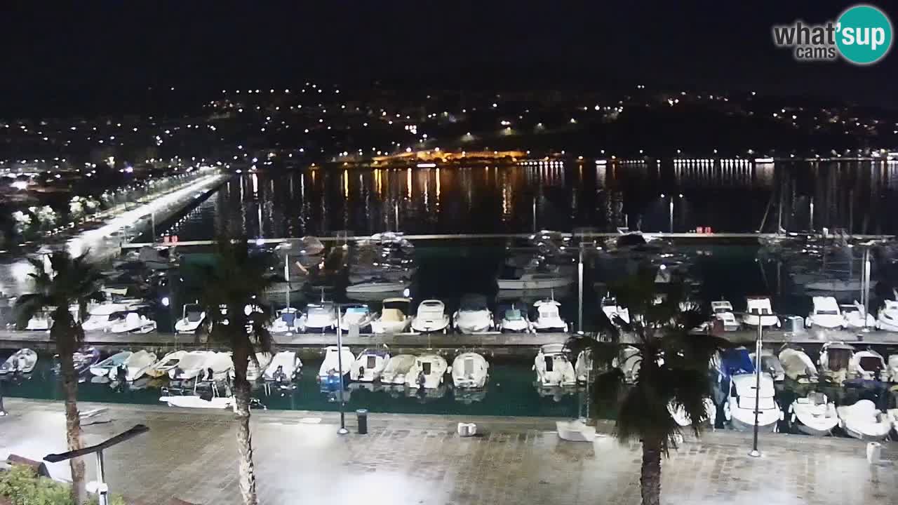 Web kamera Koper – marina i promenada – hotel Grand Koper