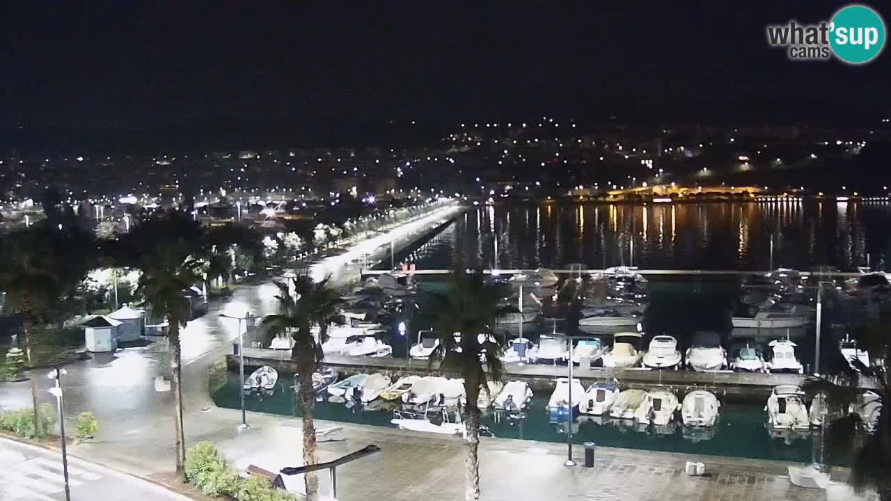 Webcam Capodistria – marina e lungo mare dall’Hotel Grand Koper
