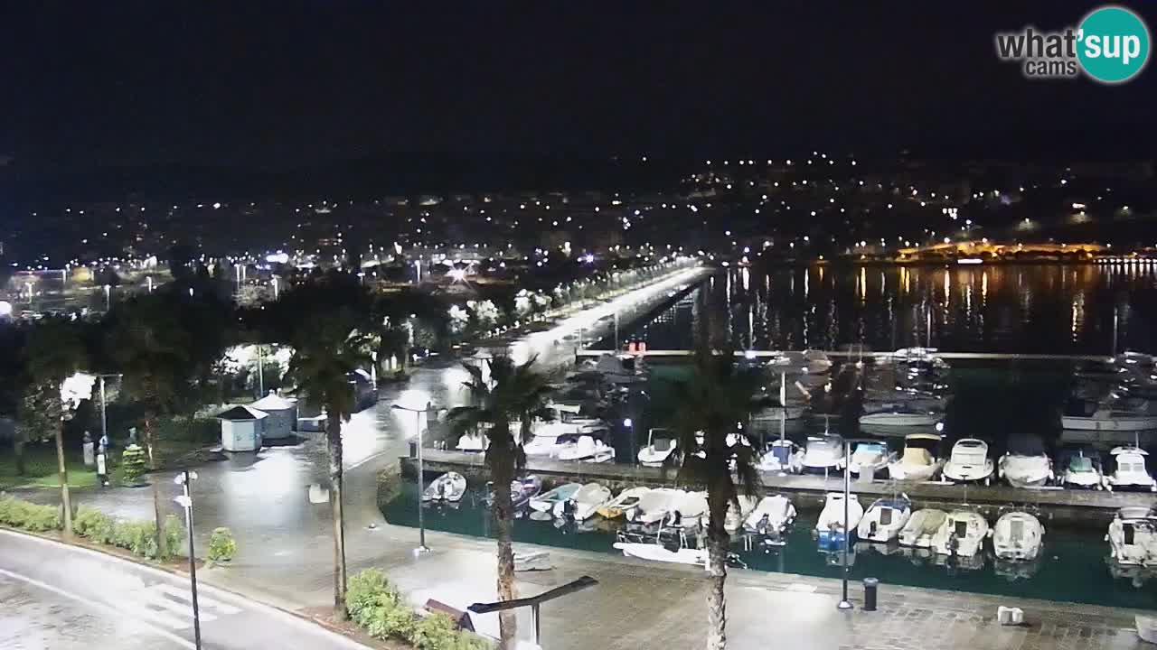 Webcam Capodistria – marina e lungo mare dall’Hotel Grand Koper