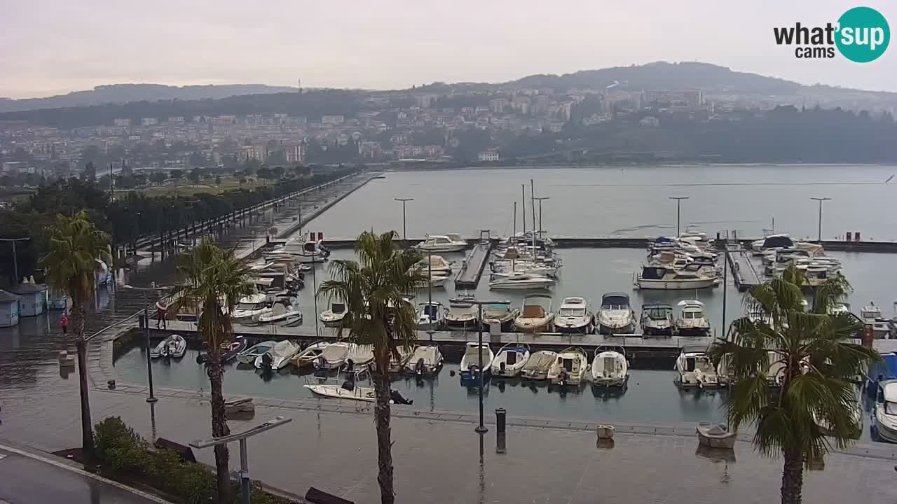 Webcam Capodistria – marina e lungo mare dall’Hotel Grand Koper