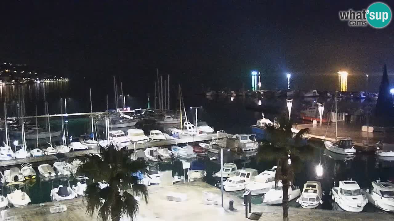Webcam Capodistria – marina e lungo mare dall’Hotel Grand Koper