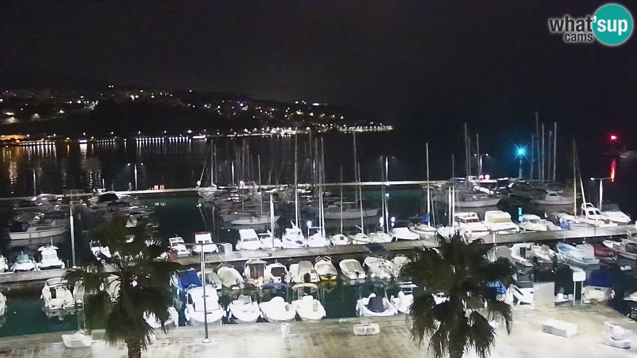 Web kamera Koper – marina i promenada – hotel Grand Koper