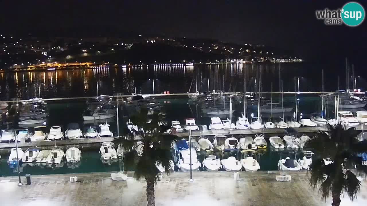 Web kamera Koper – marina i promenada – hotel Grand Koper