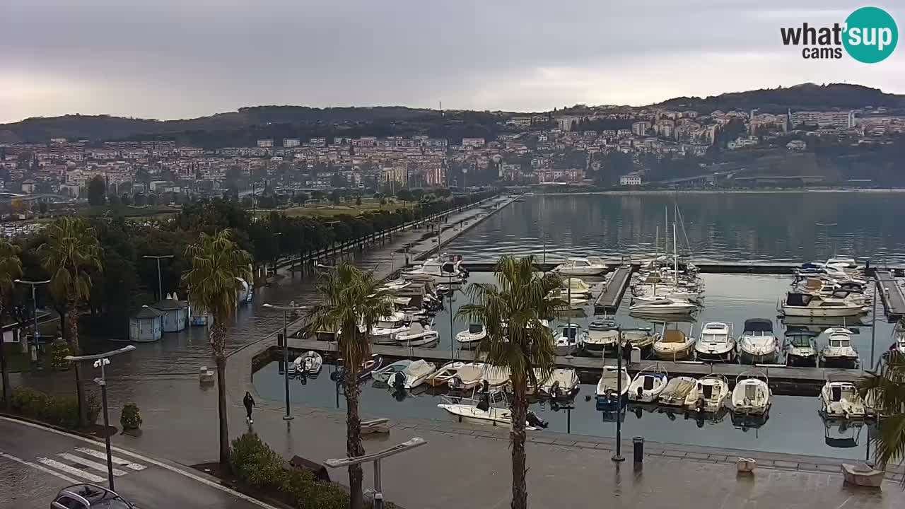 Web kamera Koper – marina i promenada – hotel Grand Koper