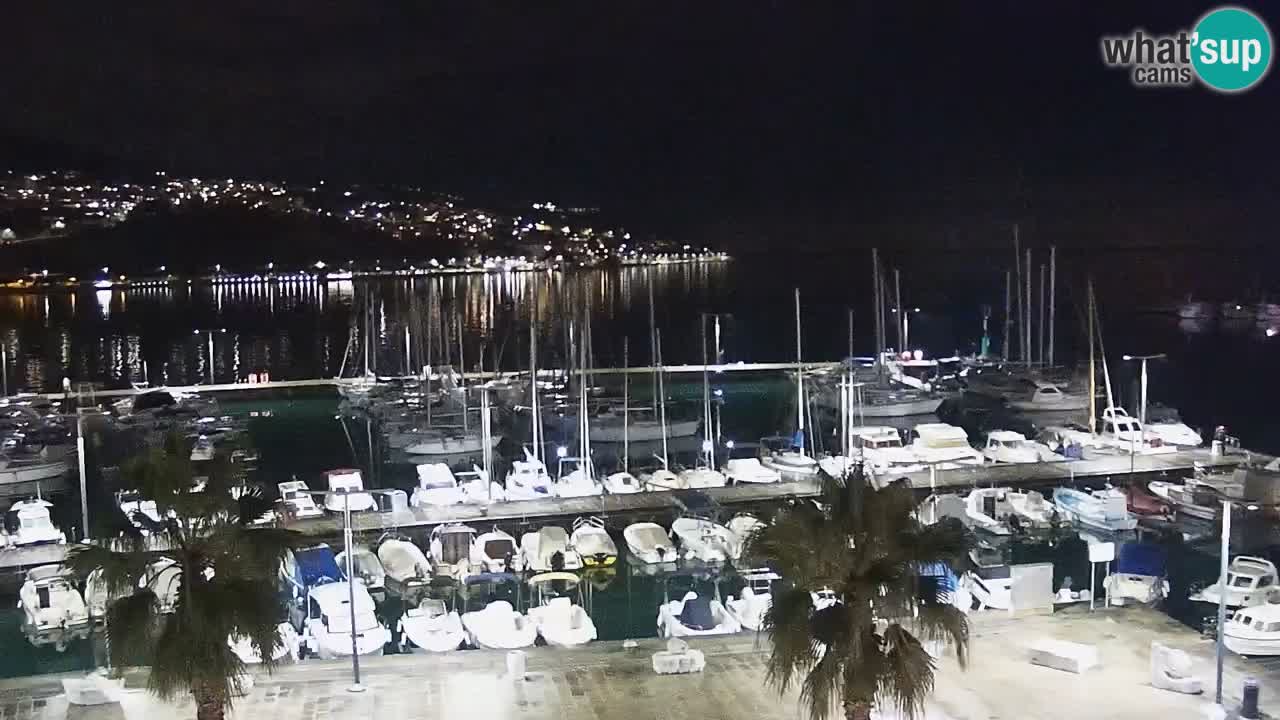 Camera en vivo Koper – puerto deportivo y paseo marítimo desde el Hotel Grand Koper