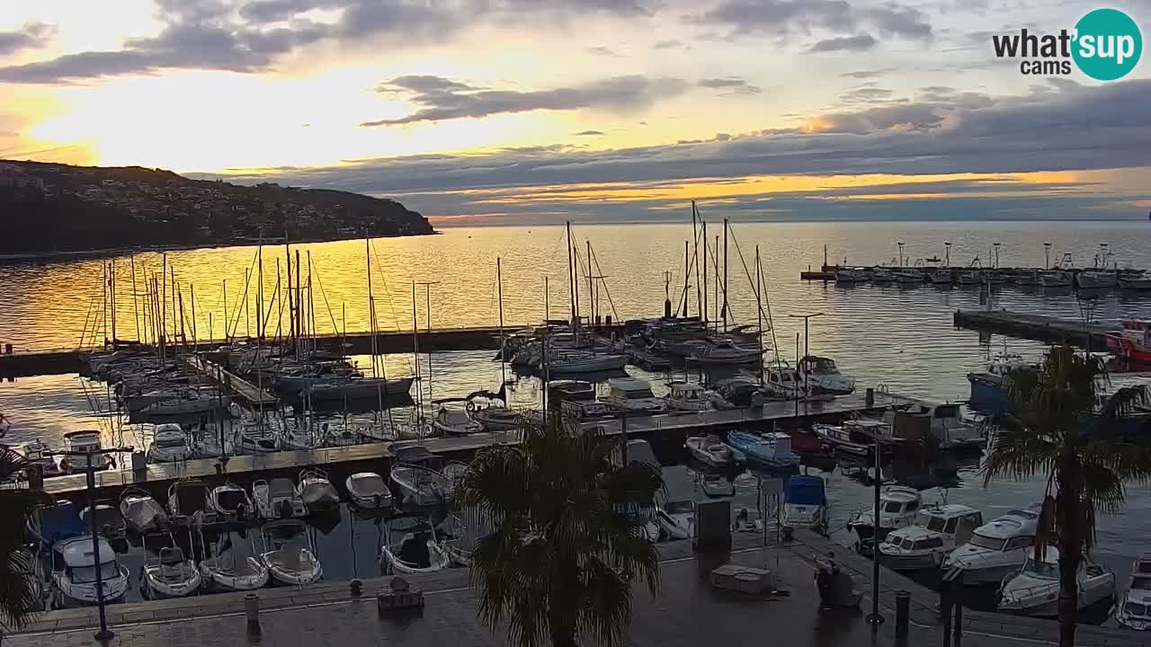 Web kamera Koper – marina i promenada – hotel Grand Koper