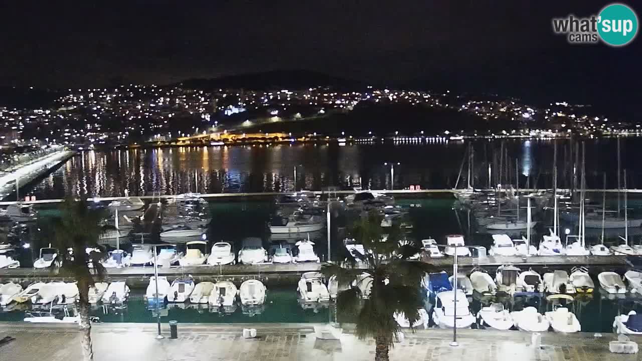 Webcam Capodistria – marina e lungo mare dall’Hotel Grand Koper