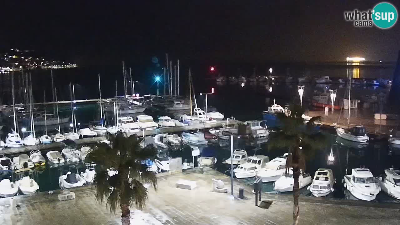 Web kamera Koper – marina i promenada – hotel Grand Koper