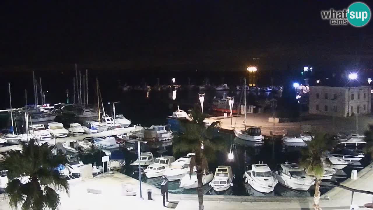 Spletna kamera Koper – Panorama na marino in promenado s Hotela Grand Koper