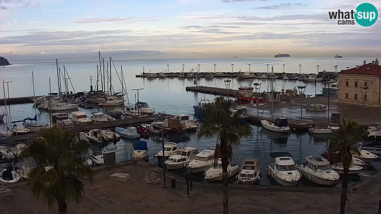 The Port of Koper live webcam – cruise and cargo port – Slovenia