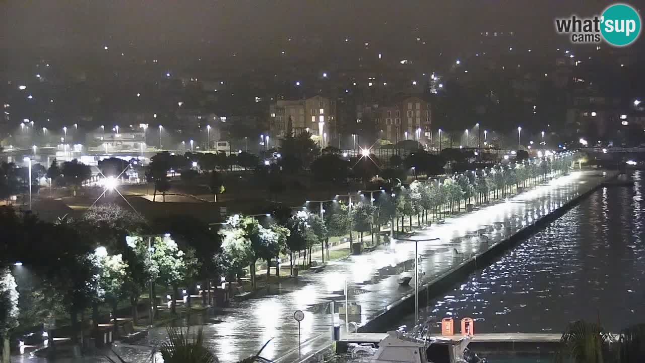 Camera en vivo Koper – puerto deportivo y paseo marítimo desde el Hotel Grand Koper