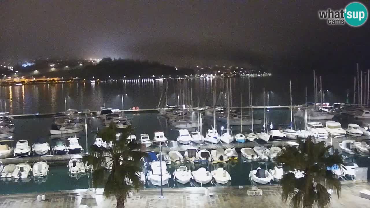 Camera en vivo Koper – puerto deportivo y paseo marítimo desde el Hotel Grand Koper
