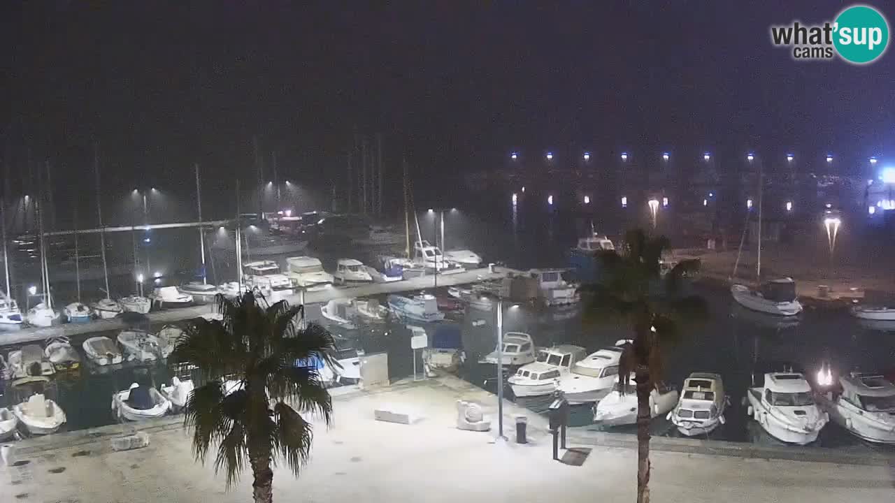 Webcam Capodistria – marina e lungo mare dall’Hotel Grand Koper