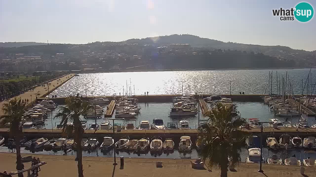 Il porto di Koper – Capodistria live webcam – porto crociere e mercantile – Slovenia