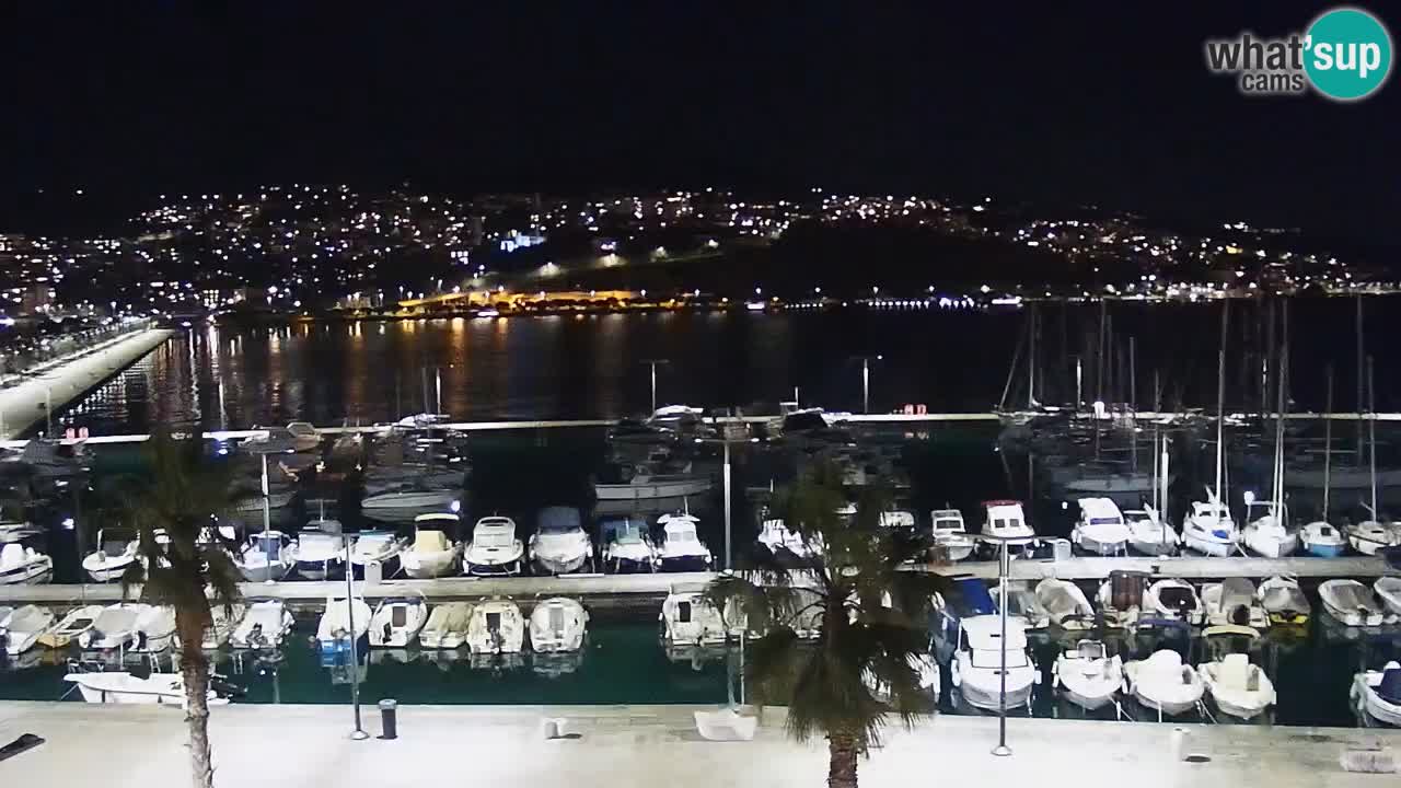 Web kamera Koper – marina i promenada – hotel Grand Koper