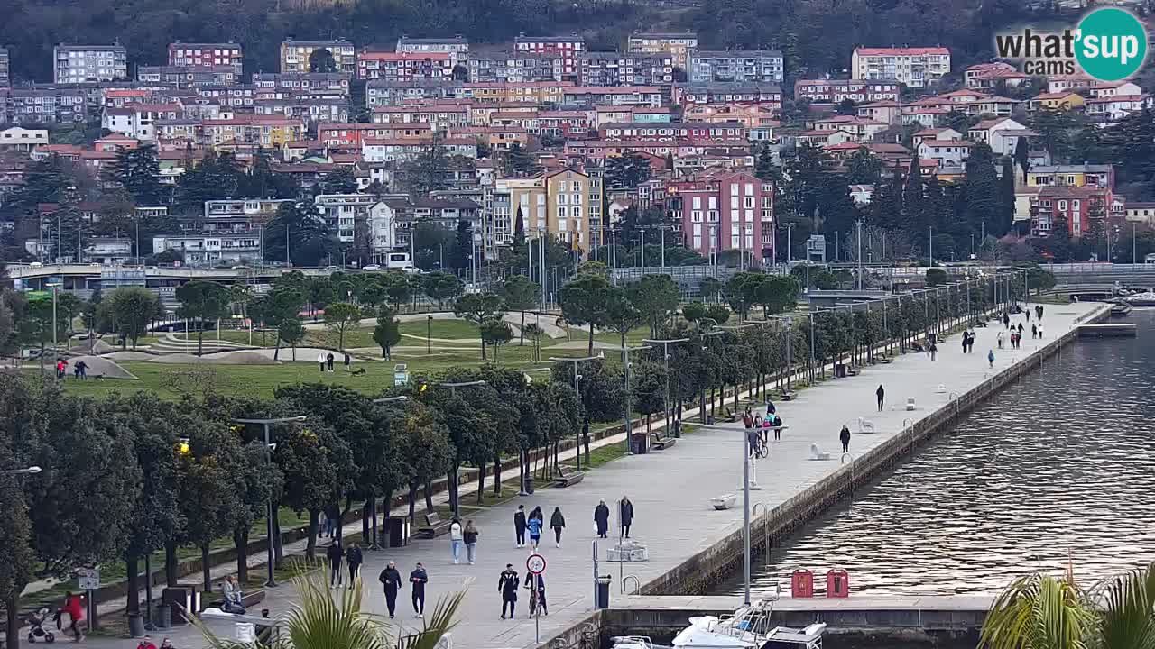 Spletna kamera Koper – Panorama na marino in promenado s Hotela Grand Koper