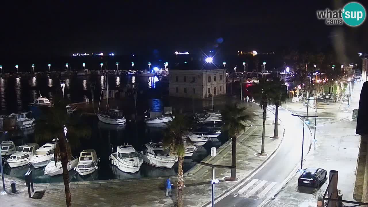 Web kamera Koper – marina i promenada – hotel Grand Koper