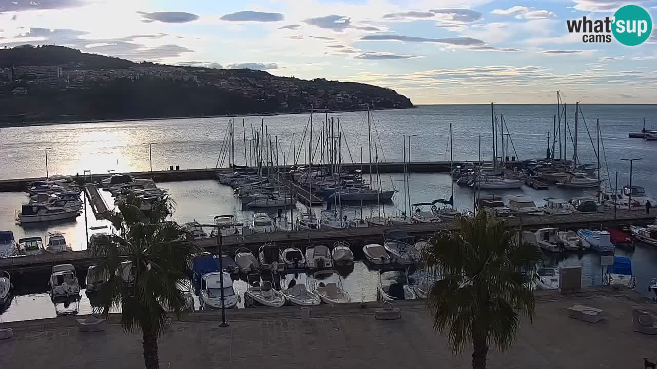 Web kamera Koper – marina i promenada – hotel Grand Koper