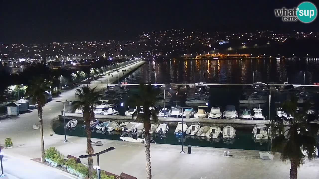 Webcam Capodistria – marina e lungo mare dall’Hotel Grand Koper