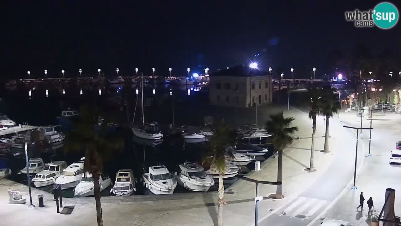 Webcam Capodistria – marina e lungo mare dall’Hotel Grand Koper