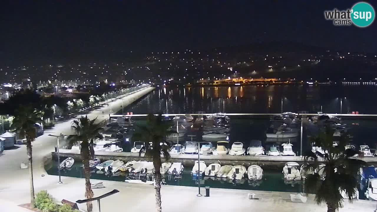 Webcam Capodistria – marina e lungo mare dall’Hotel Grand Koper
