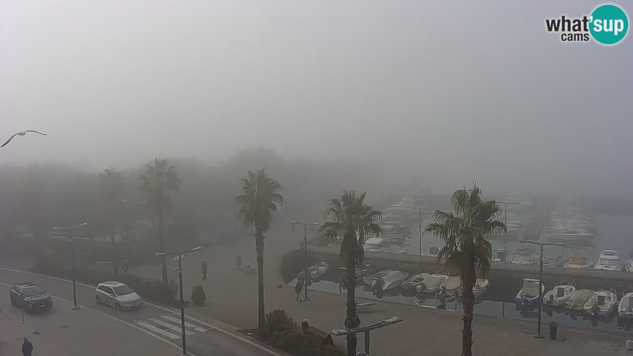 Web kamera Koper – marina i promenada – hotel Grand Koper