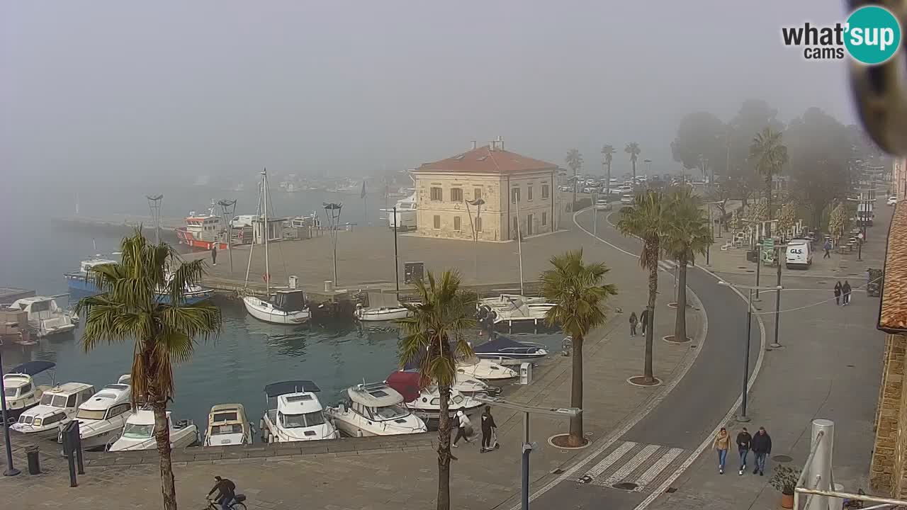 Web kamera Koper – marina i promenada – hotel Grand Koper