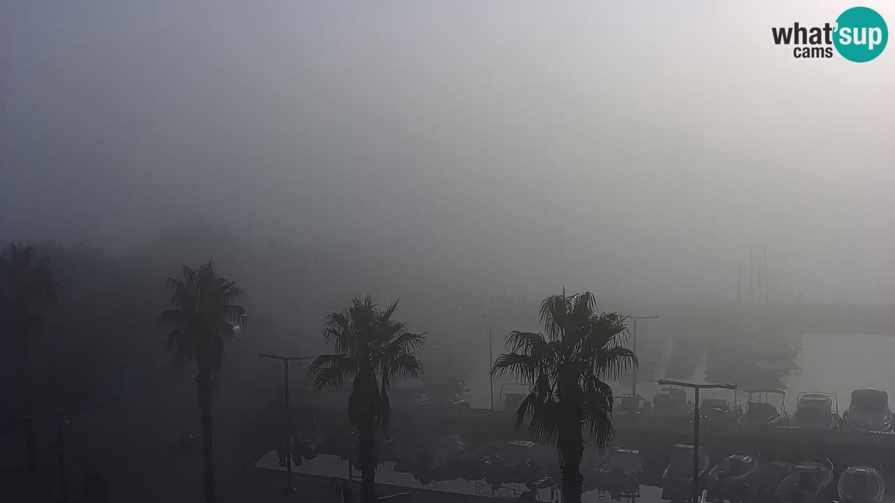 Spletna kamera Koper – Panorama na marino in promenado s Hotela Grand Koper