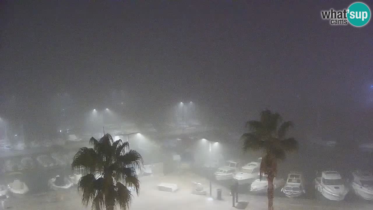 Spletna kamera Koper – Panorama na marino in promenado s Hotela Grand Koper