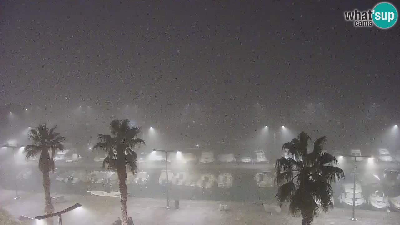 Camera en vivo Koper – puerto deportivo y paseo marítimo desde el Hotel Grand Koper