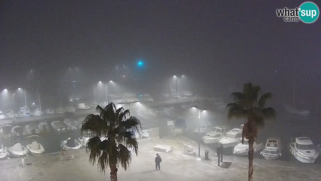 Webcam Capodistria – marina e lungo mare dall’Hotel Grand Koper