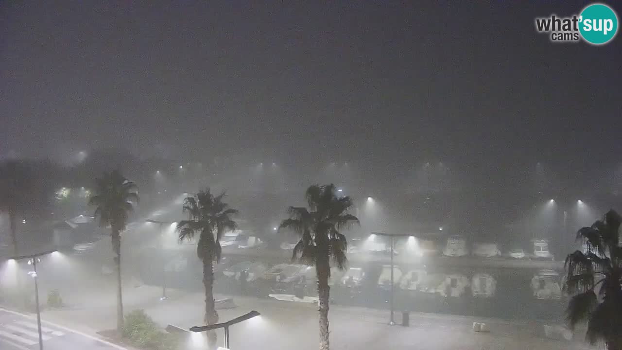 Web kamera Koper – marina i promenada – hotel Grand Koper