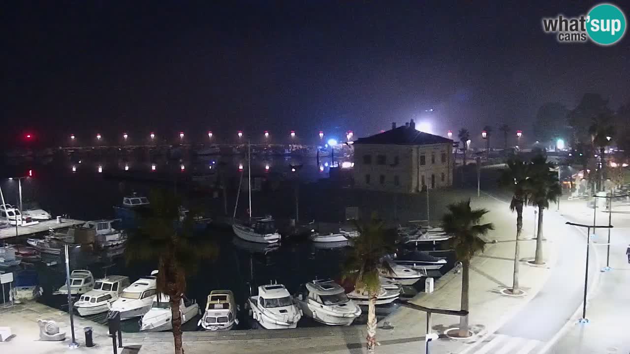 Webcam Capodistria – marina e lungo mare dall’Hotel Grand Koper