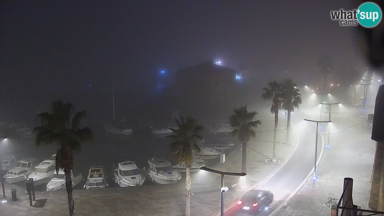Camera en vivo Koper – puerto deportivo y paseo marítimo desde el Hotel Grand Koper
