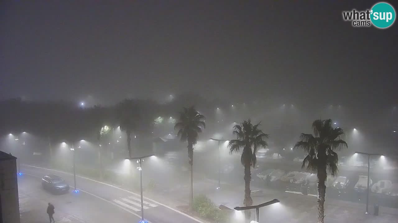 Camera en vivo Koper – puerto deportivo y paseo marítimo desde el Hotel Grand Koper