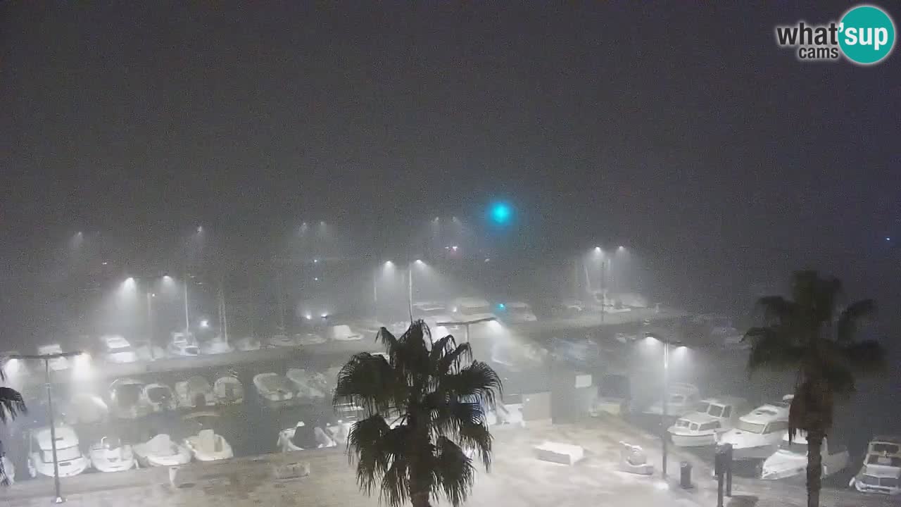 Spletna kamera Koper – Panorama na marino in promenado s Hotela Grand Koper