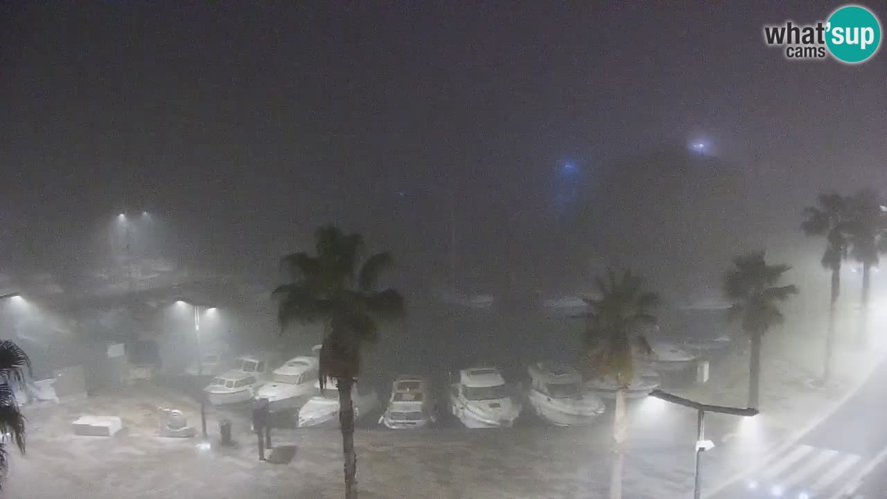 Camera en vivo Koper – puerto deportivo y paseo marítimo desde el Hotel Grand Koper
