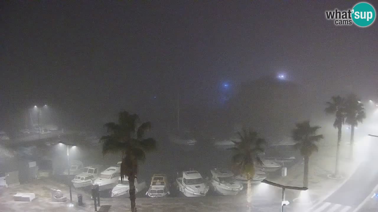Camera en vivo Koper – puerto deportivo y paseo marítimo desde el Hotel Grand Koper