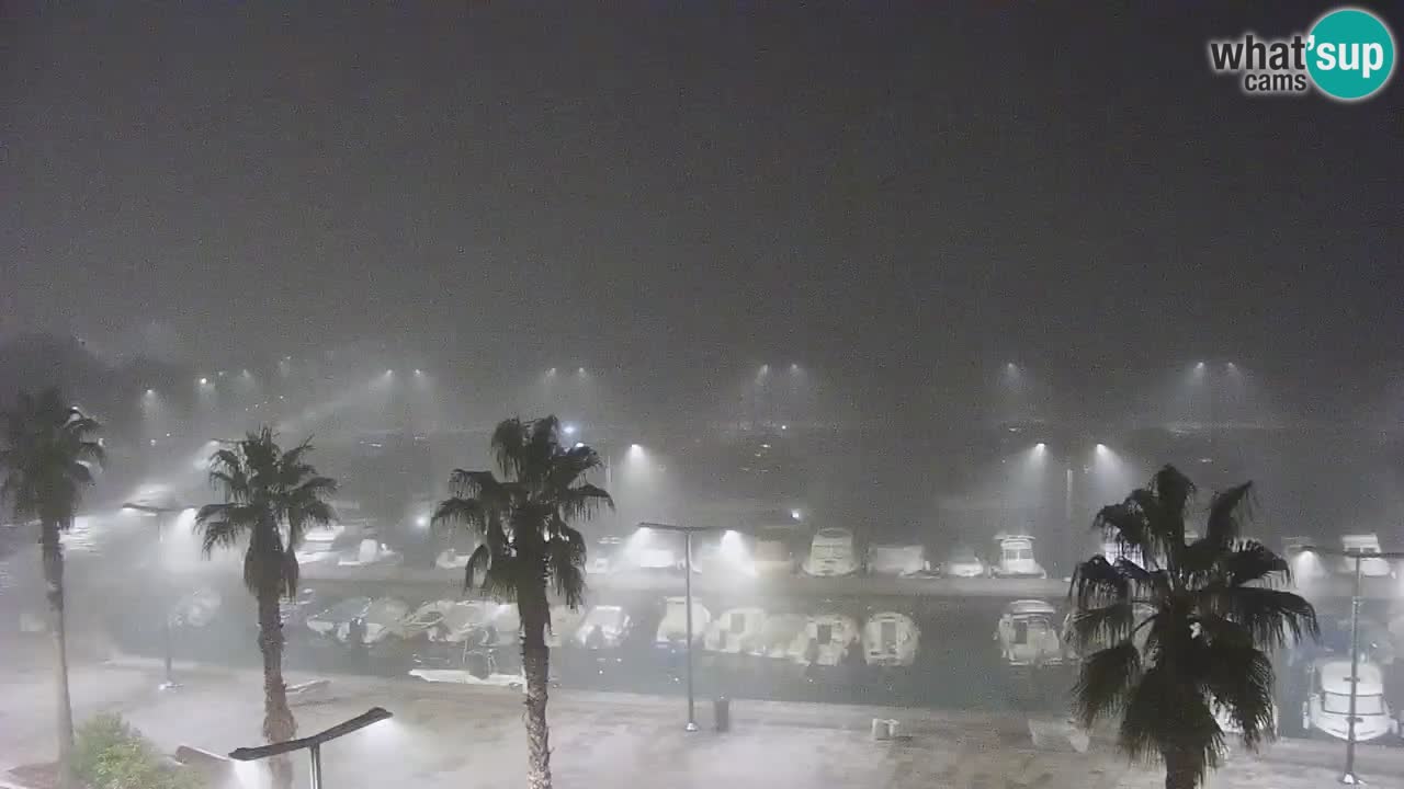 Camera en vivo Koper – puerto deportivo y paseo marítimo desde el Hotel Grand Koper