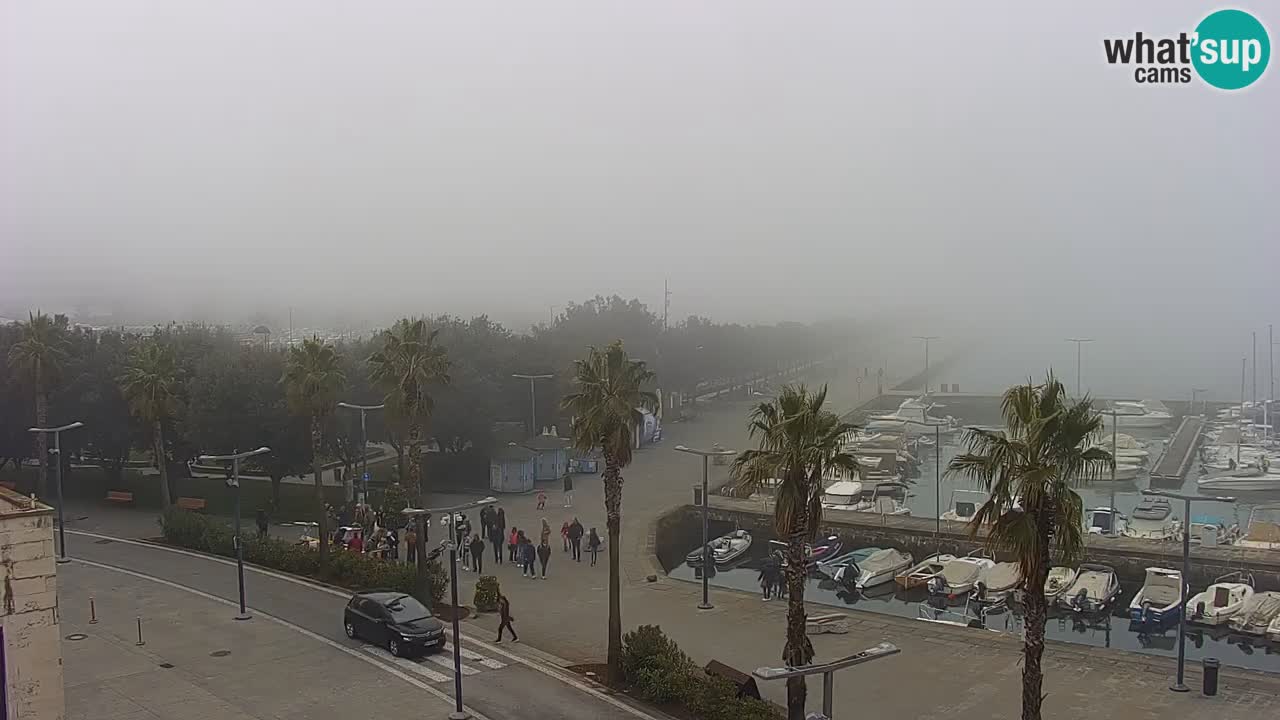 Web kamera Koper – marina i promenada – hotel Grand Koper